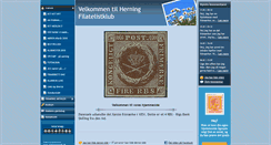 Desktop Screenshot of herning-filatelistklub.dk